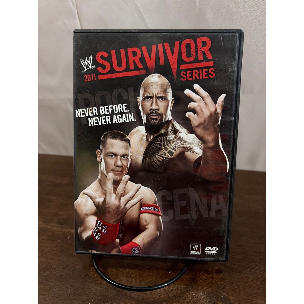 WWE Survivor Series 2011 DVD John Cena The Rock Excellent Madison Square Garden
